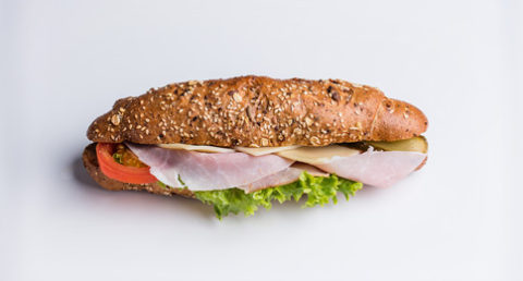 Sandwich mit Schinken