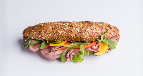 Sandwich mit Roastbeef